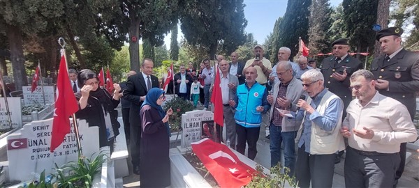 Şehit Astsubay İlhan Hamlı mezarı başında anıldı   