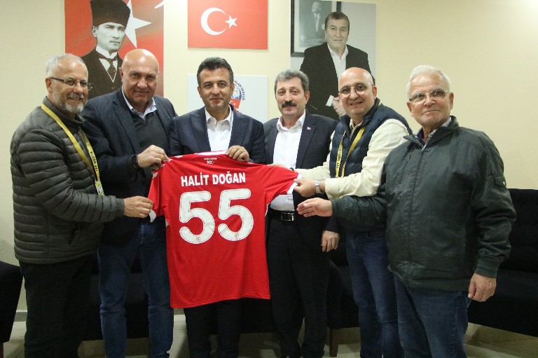 Orhan Tavlı, Halit Doğan ve Yüksel Yıldırım'dan Samsun basınına ziyaret