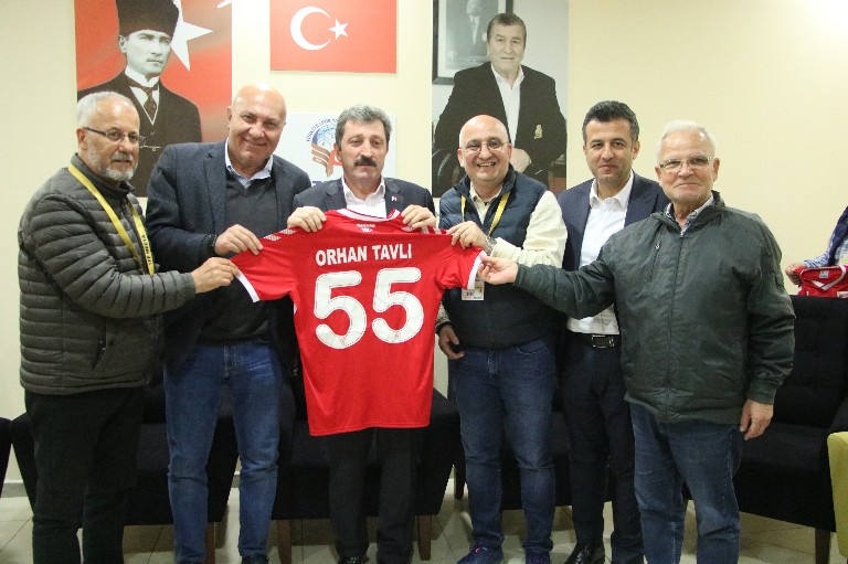Orhan Tavlı, Halit Doğan ve Yüksel Yıldırım'dan Samsun basınına ziyaret