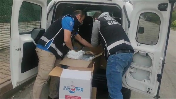 Samsun'da etil ve sahte alkol ele geçirildi