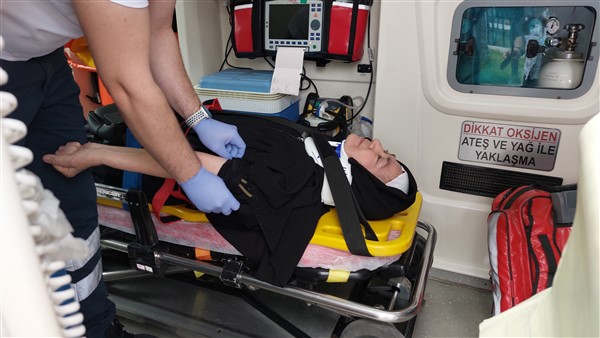 Samsun'da otomobilin çarptığı yaya yaralandı  