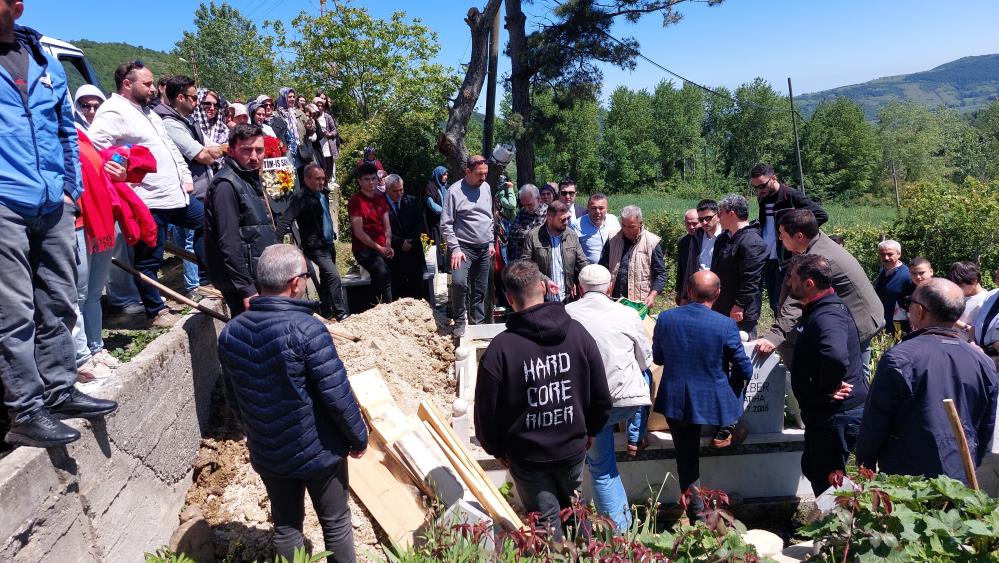 Samsun'da Saadet öğretmene son görev