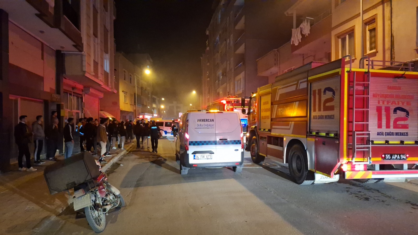 Samsun’da yangın paniği! 3 yaşındaki çocuk hastaneye kaldırıldı