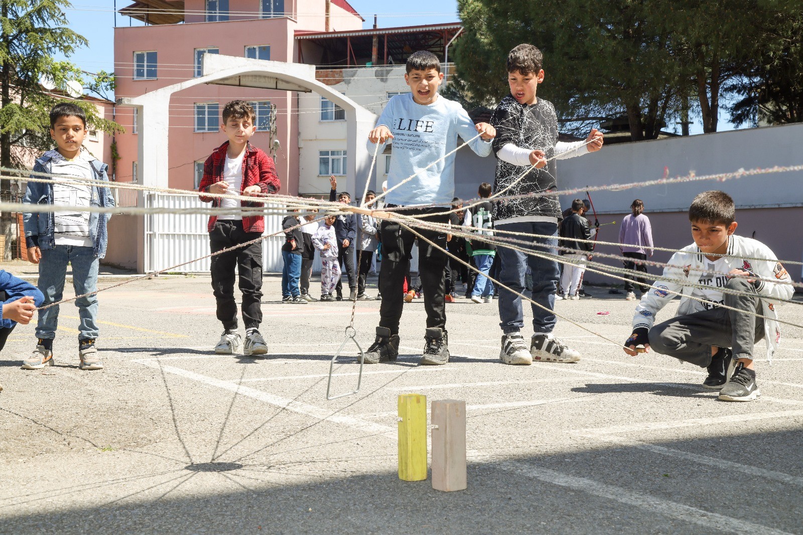 Canik'te geleneksel çocuk oyunları tanıtıldı