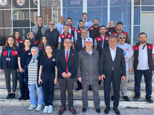 Samsun'da 112 Acil Çağrı Merkezi Çalışanları yaşadıkları sorunlara çözüm bekliyor