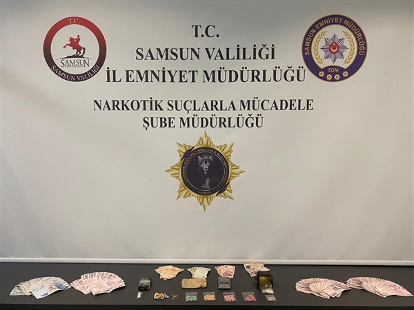 Samsun'da narkotik köpeği SAM uyuşturucu tacirlerinin planlarını bozdu