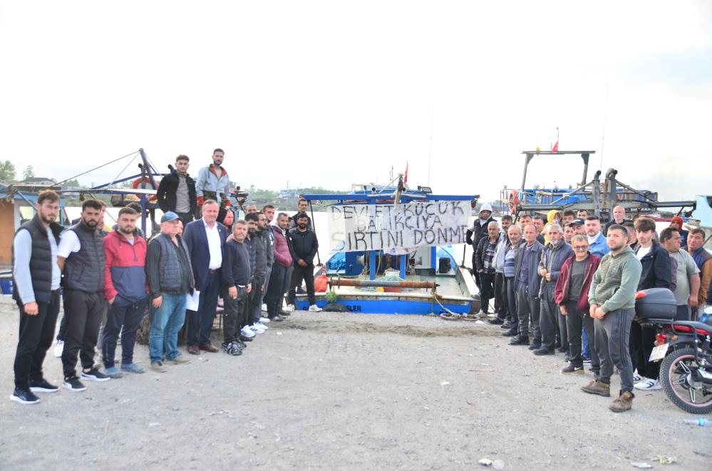 Samsun'da balıkçılar eylem yaptı