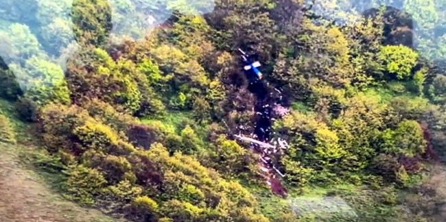 İbrahim Reisi'nin helikopterinin tamamen yandığı tespit edildi