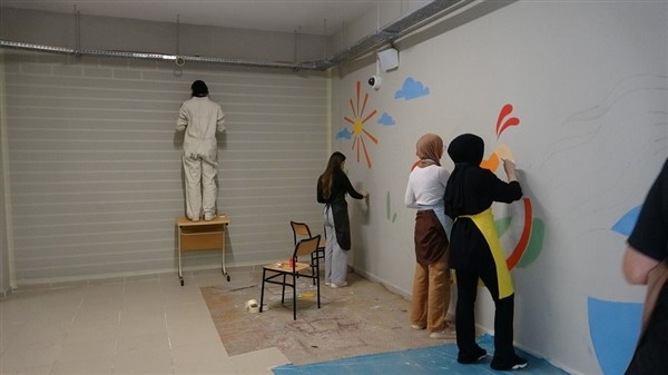 Samsun'da çocuk cezaevinde Sanat Sokağı açıldı