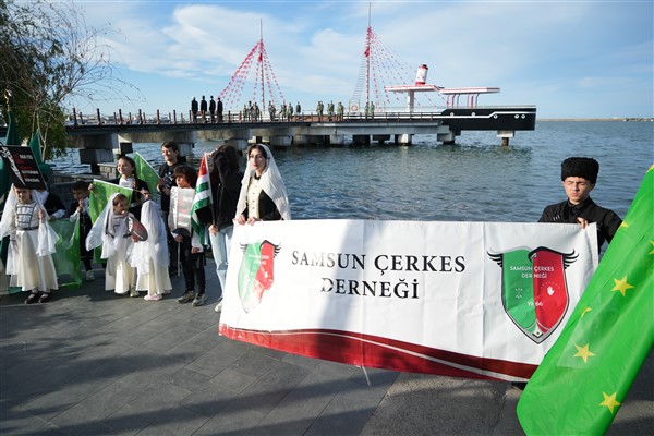 Samsun'da Çerkezler 160 yıl önceki acıyı andı