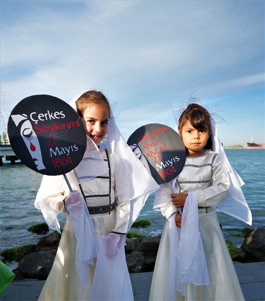 Samsun'da Çerkezler 160 yıl önceki acıyı andı