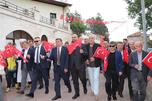 Havza'da ilk miting heyecanı yaşatıldı