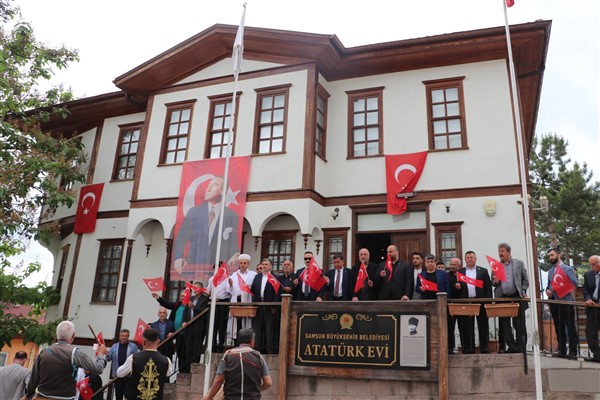 Havza'da ilk miting heyecanı yaşatıldı