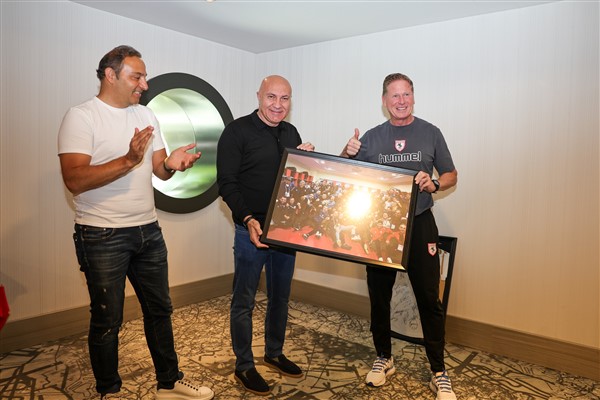 Samsunspor'dan Gisdol'a veda töreni