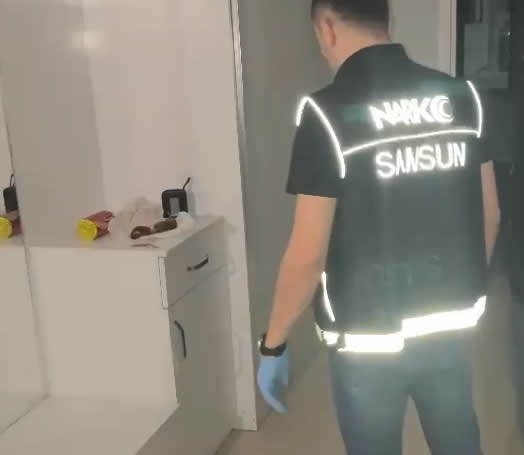 Samsun'da uyuşturucu hap operasyonu