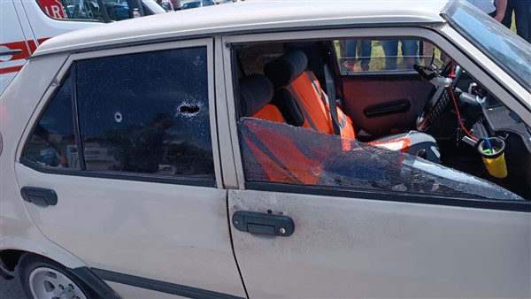 Samsun'da husumetlisine araç içinde kurşun yağdırdı