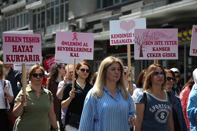 Samsun'da tütünsüz sağlıklı yaşam yürüyüşü