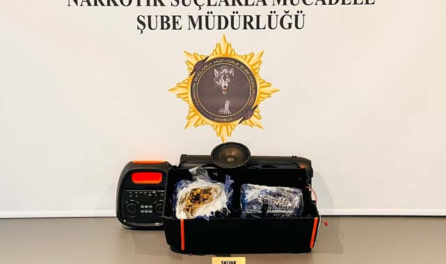 Samsun'da bir kilo skunk ele geçirildi