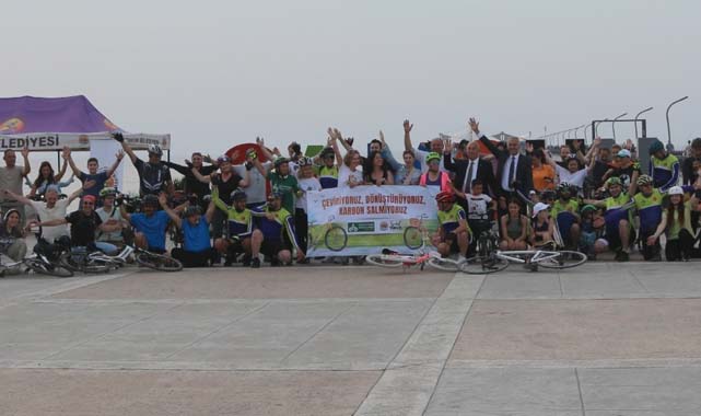 Doğa dostu bisikletliler Atakum’da buluştu