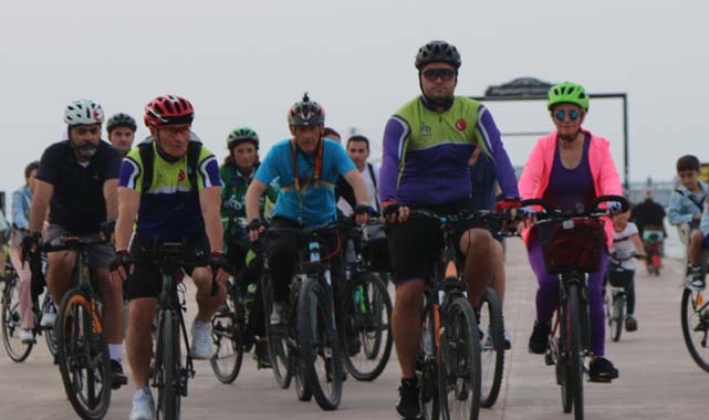 Doğa dostu bisikletliler Atakum’da buluştu