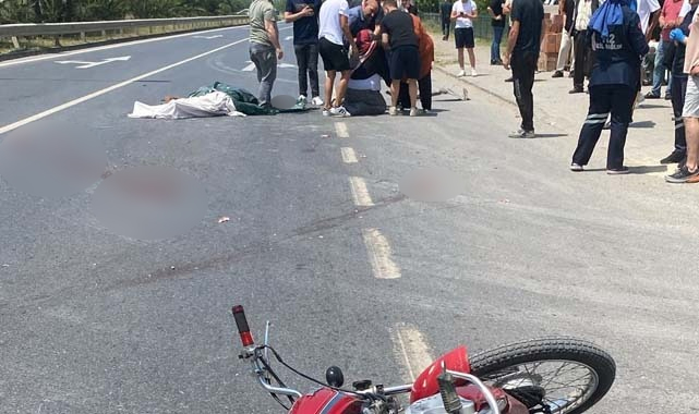 Samsun'da Abdullah Kartal kazada can verdi