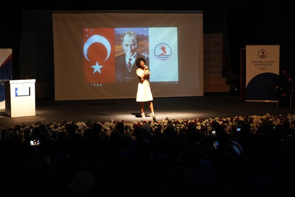 OMÜ'de Türkçe öğrenen uluslararası öğrenciler mezun oldu