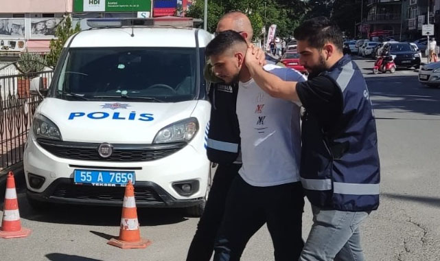 Samsun'da iş yeri kurşunlandı