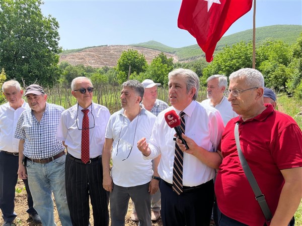 Samsun'da Köseli Mahallesi'nde doğa katliamı CHP Milletvekili Murat Çan: 'Doğamızı yağmalatmayacağız'