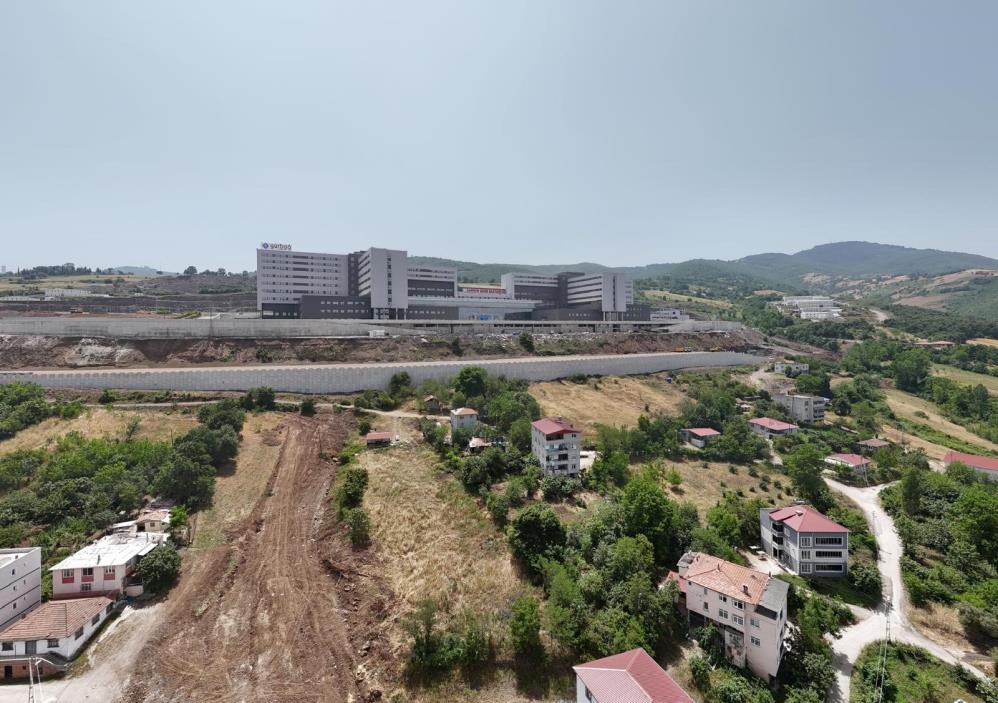 Samsun Şehir Hastanesi bağlantı yolunda sona gelindi