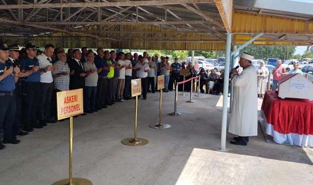 Kazada ölen Samsunlu polis memuru Ömer Faruk Canbul'a son görev