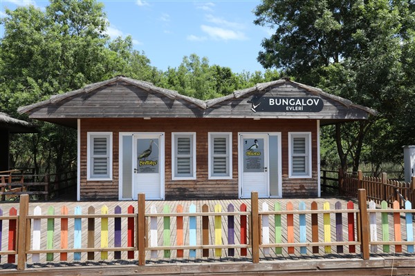 Samsun'da Kızılırmak Doğanca Kafe, Bungalov Evleri ve Otantik Kıl Çadırı hizmete girdi