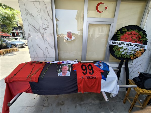 Samsun'da teknik direktör Turgay Kullukçu son yolculuğuna uğurlandı