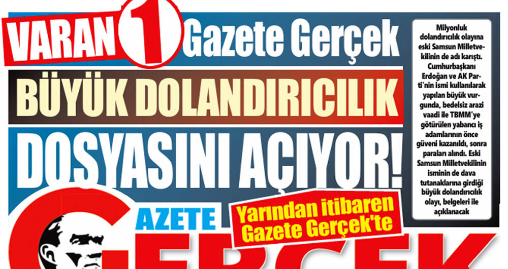 Gazete Gerçek büyük dolandırıcılık dosyasını açıyor! Varan 1