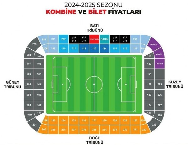 Samsunspor'da kombine bilet satışları başlıyor