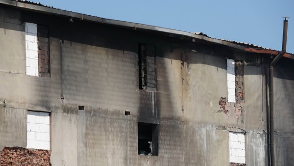 Samsun'da yanan soğutma fabrikası yeniden yandı