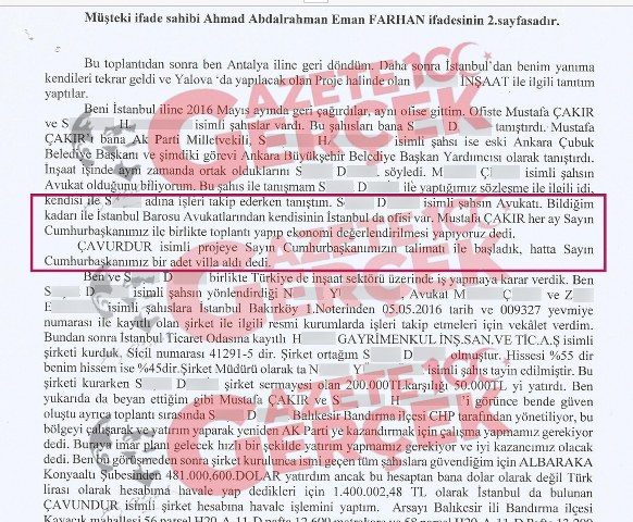 Büyük dolandırıcılık olayında Varan 3.. İşte olaya ismi karışan eski Samsun Milletvekili