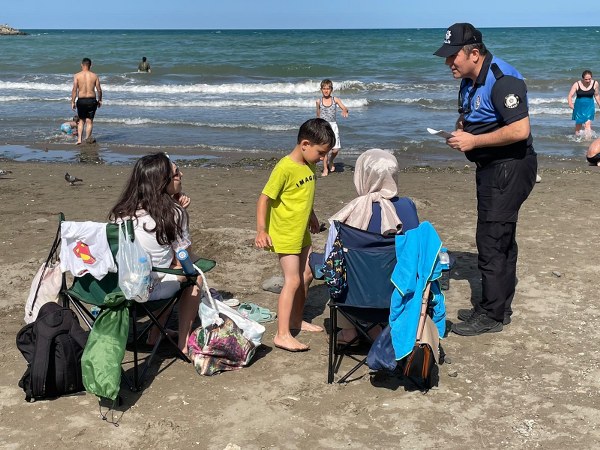 Samsun'da polisten boğulma vakalarına karşı vatandaşa uyarı
