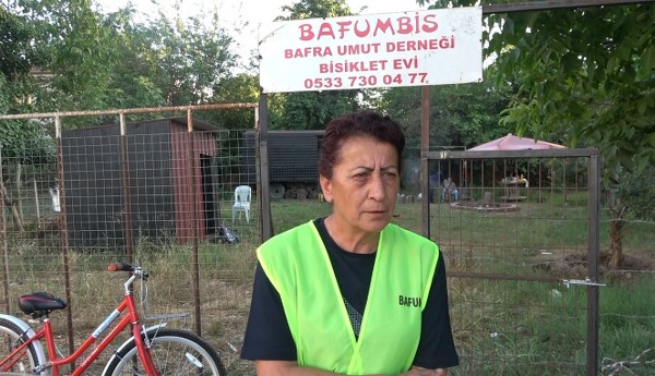 Bafra'daki kadınların bisiklet aşkı