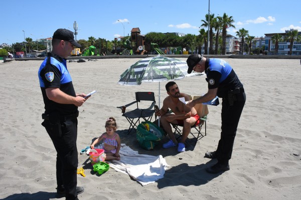 Samsun Emniyeti boğulmalara karşı vatandaşı havadan, karadan ve denizden uyardı