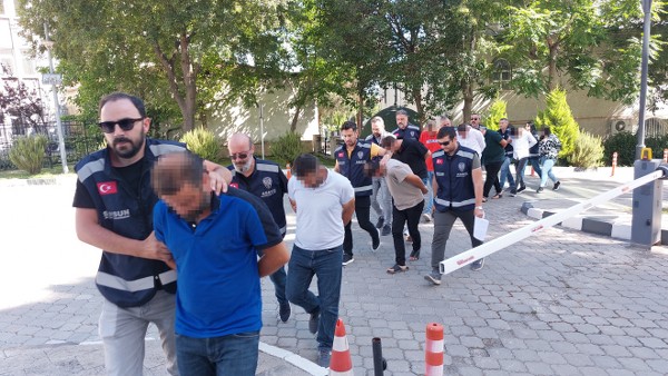Samsun merkezli dev change operasyonunda 17 kişi adliyeye sevk edildi