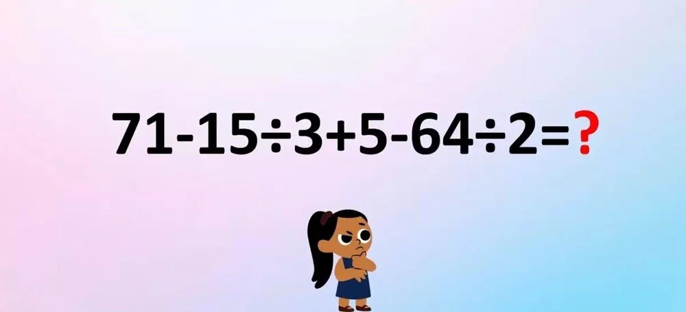 Bu matematik bulmacasını çözebilir misiniz? Bu zeka testini herkes hatalı çözüyor