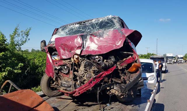 Samsun'da kaza can aldı!