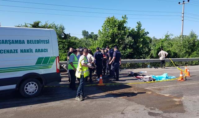 Samsun'da kaza can aldı!