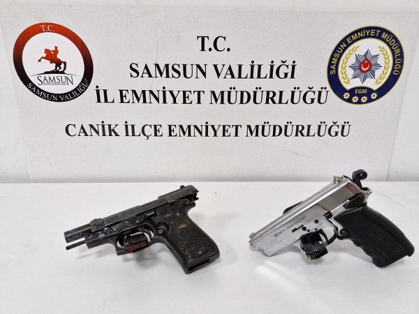 Samsun'da uyuşturucu ve silah ele geçirildi 3 kişi gözaltında