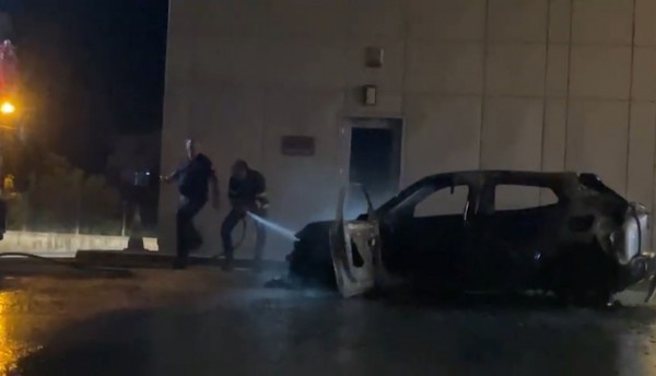 Samsun'da akaryakıt istasyonunda korkutan yangın