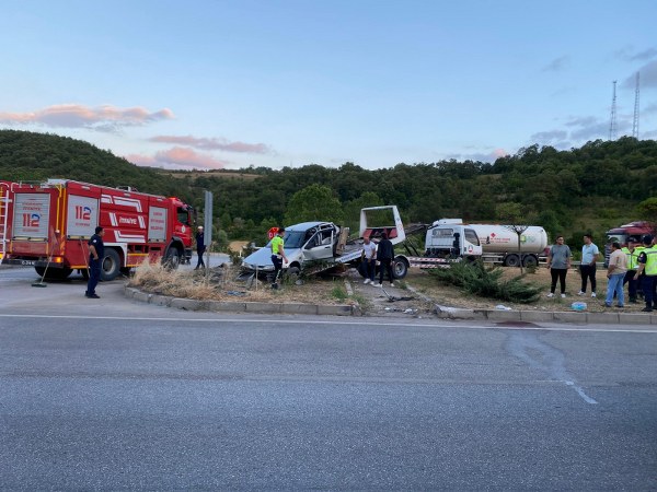 Samsun'da trafik kazası: 2'si ağır 9 yaralı