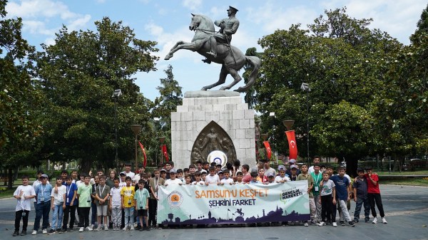 Gençler Samsun'u keşfedip şehrini fark ediyor