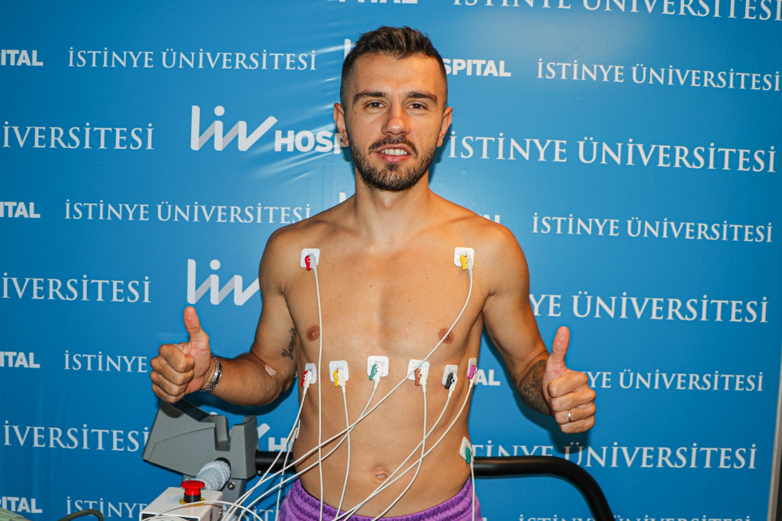 Samsunsporlu futbolcular testlerden geçiyor