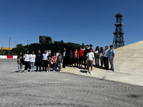 Samsun'da genç girişimci adayları Türksat'ı gezdi