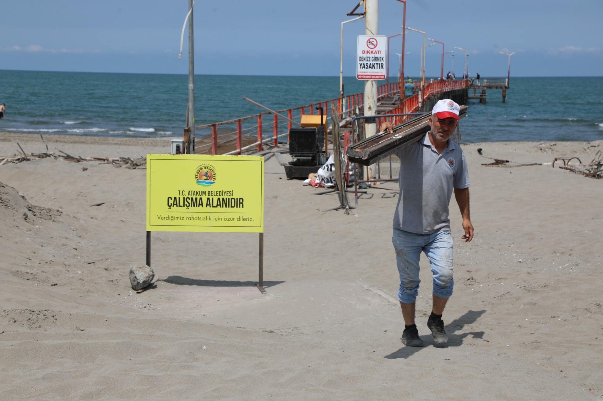 Atakum Halk İskelesi yeniden hizmete açılıyor